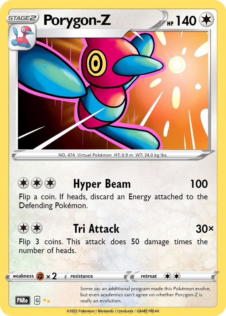 pokemon porygon z card Porygon-Z