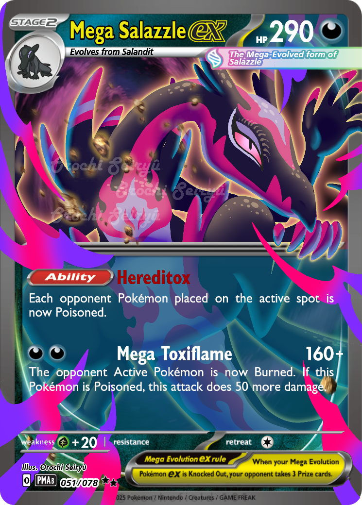 ポケモン Mega Salazzle - Orochi_Seiryu