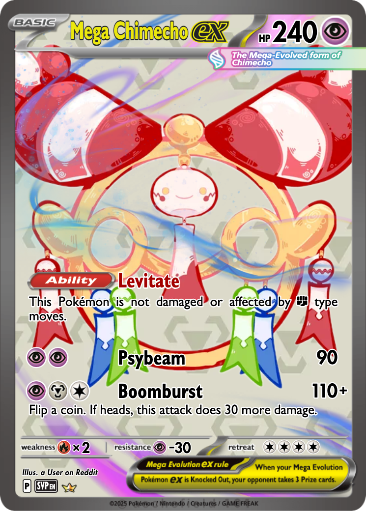 chimecho pokemon card Vintage Rare main image 0