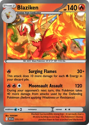 Blaziken - ProjectLava | PokeCardMaker.net