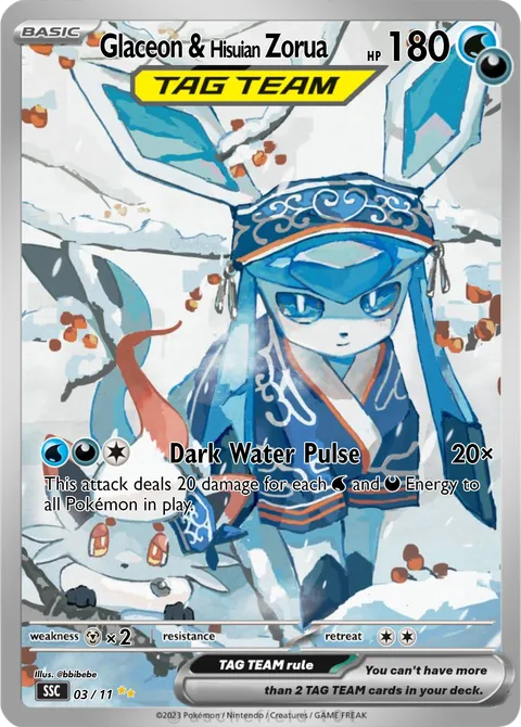 Glaceon & ==Hisuian== Zorua