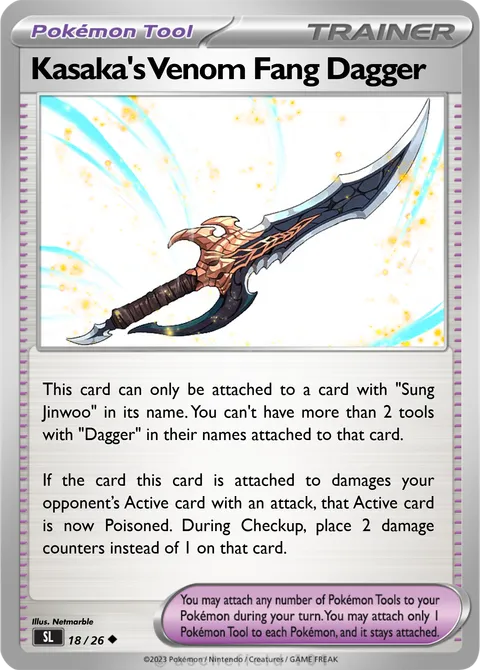 Kasaka's Venom Fang Dagger