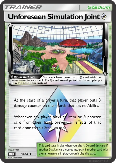 Unforeseen Simulation Joint