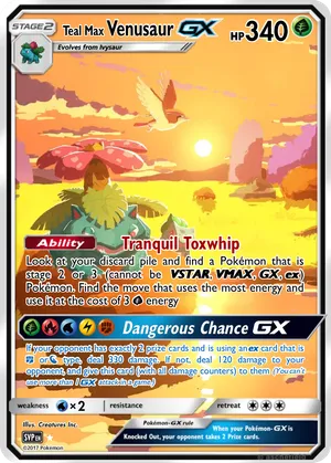 Venusaur - RrthroG | PokeCardMaker.net