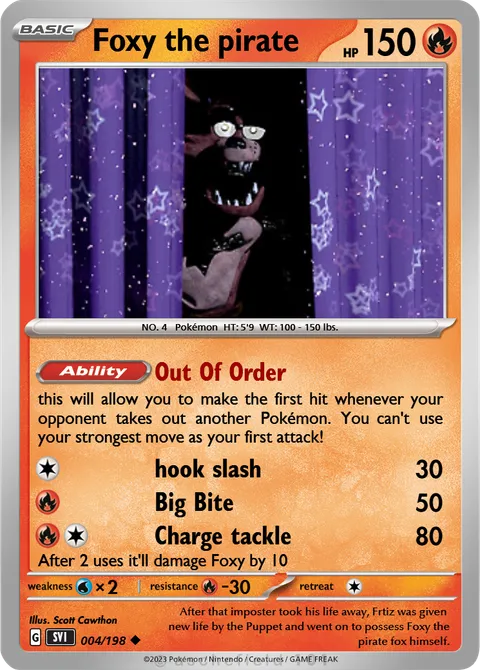 Foxy the pirate