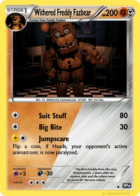 Withered Freddy Fazbear