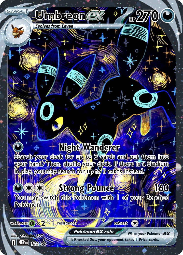 Umbreon - SaddFoxx | PokeCardMaker.net