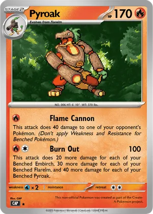 Pyroak - Snowier | Pokécardmaker.net