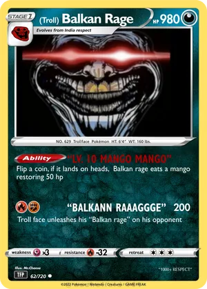 Balkan Rage - Sodypop | PokeCardMaker.net
