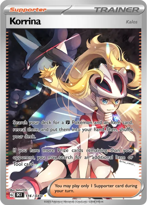 ポケモンカード Korrina サポーター Korrina - SolusTCG | PokeCardMaker.net
