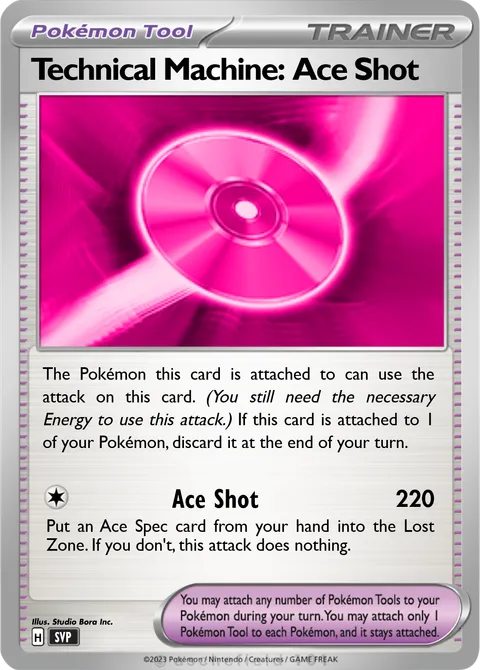 Technical Machine:  Ace Shot