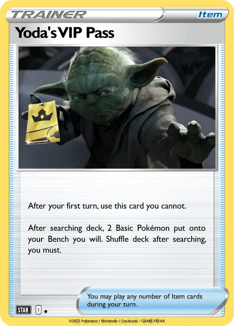 Yoda's VIP Pass