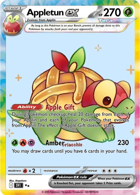 Appletun - Stepokem | PokeCardMaker.net