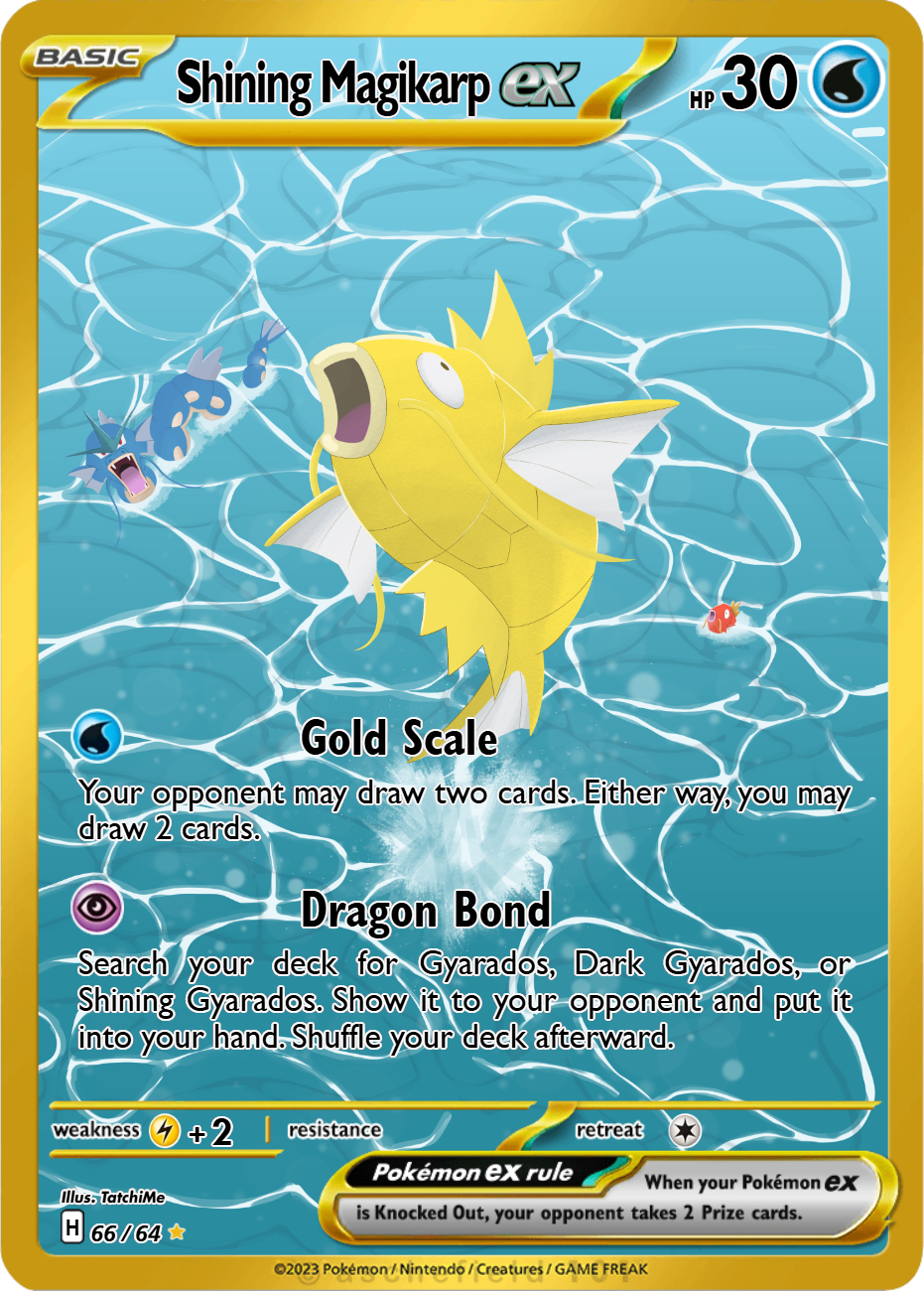 pokemon card shining magikarp Shining Magikarp Pokemon Card Credit Card Skin