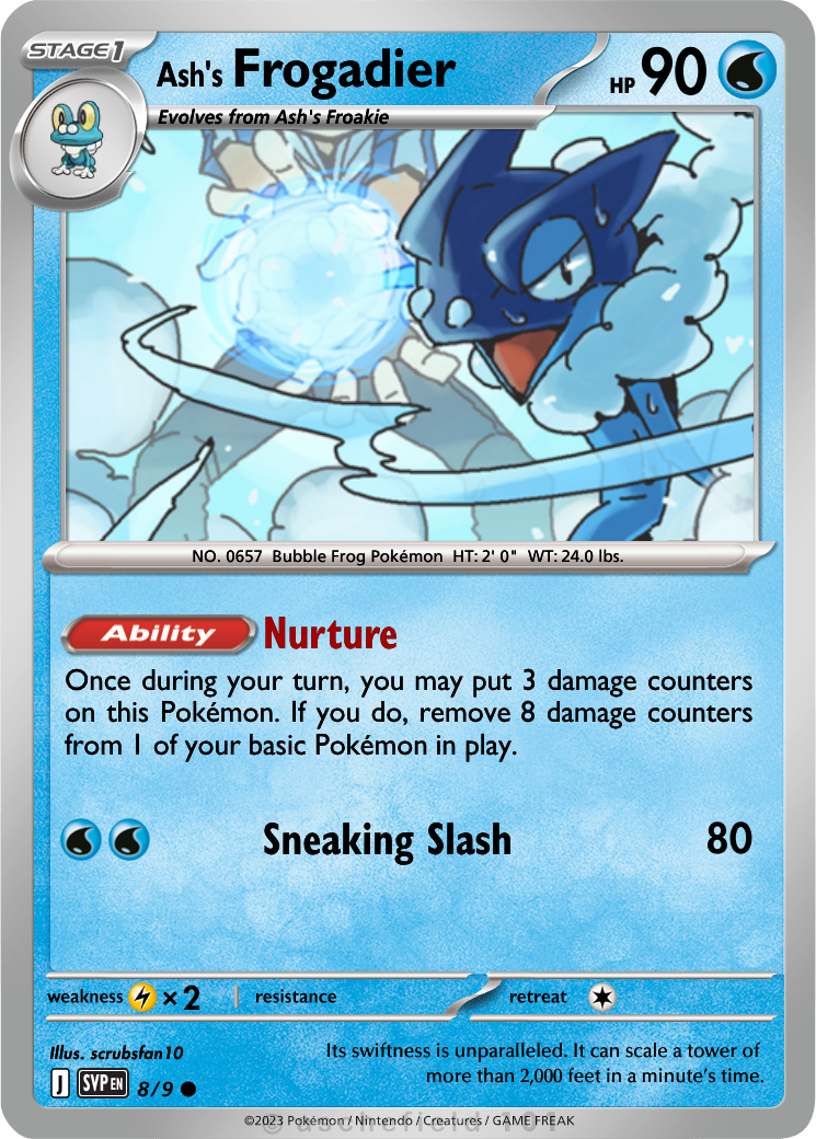 frogadier pokemon card 040/142 Frogadier main image 1