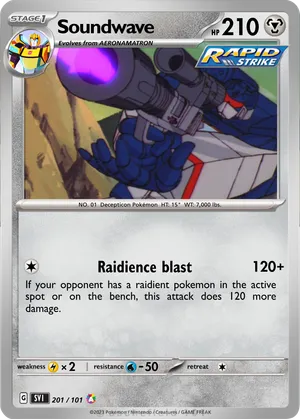 Soundwave - Trainer77676 | Pokécardmaker.net