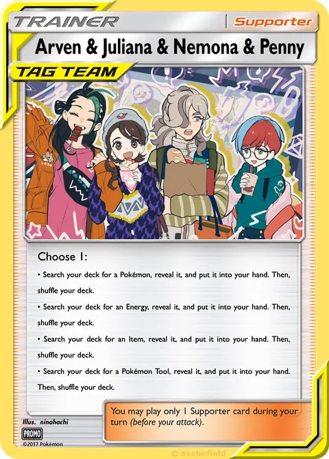 Arven & Juliana & Nemona & Penny