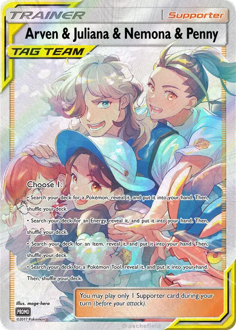 Arven & Juliana & Nemona & Penny