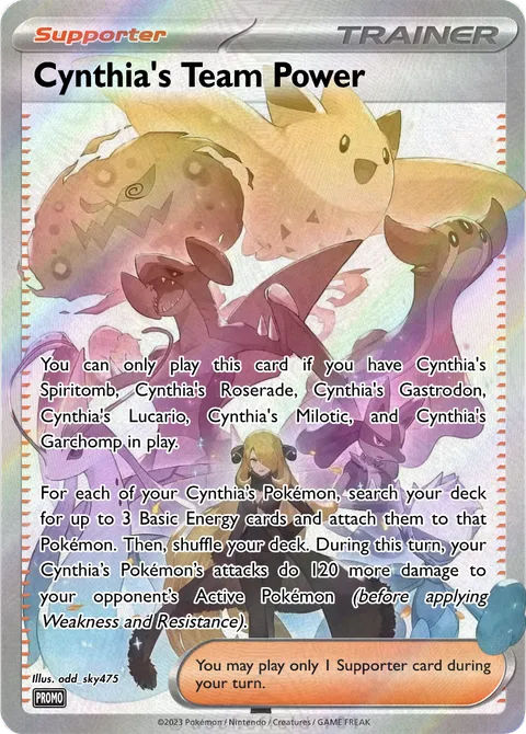 Cynthia's Team Power