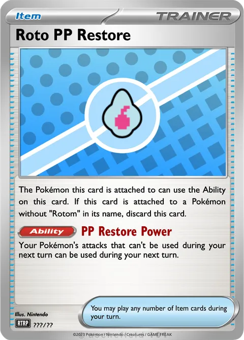 Roto PP Restore
