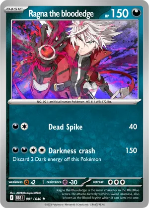 Ragna the bloodedge - XLR8 | PokeCardMaker.net