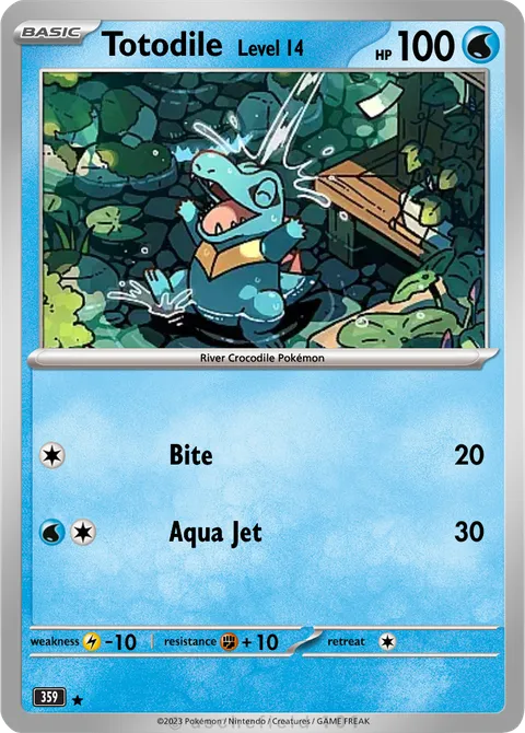 Totodile - XenoMon | PokeCardMaker.net