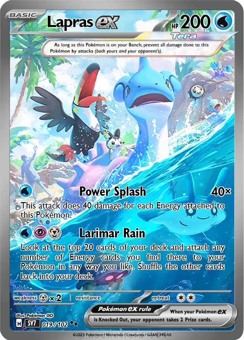 pokemon cards lapras ex Pokemon Card Lapras ex SR 117/102 sv7 stellar miracle Japanese – GLIT  Japanese Hobby Shop