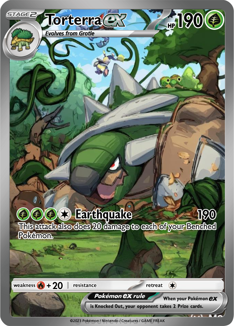 torterra ex pokemon card Amazon.com: Pokemon – Torterra ex 185/162 main image 1
