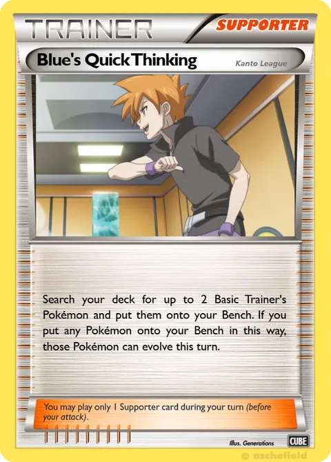 Blue's Quick Thinking