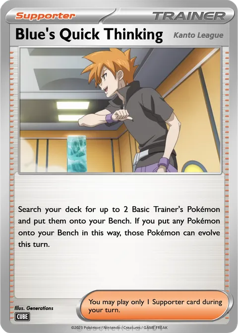 Blue's Quick Thinking