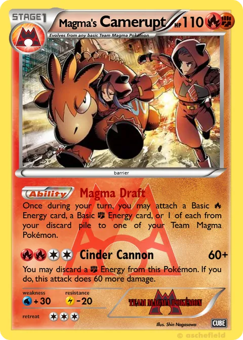 ==Magma's== Camerupt
