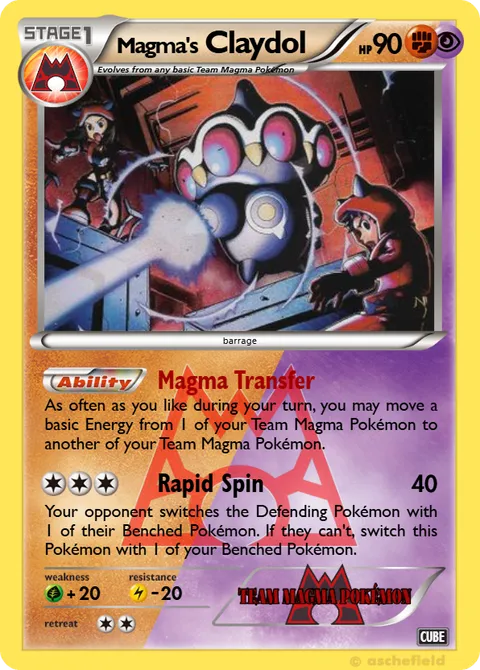 ==Magma's== Claydol