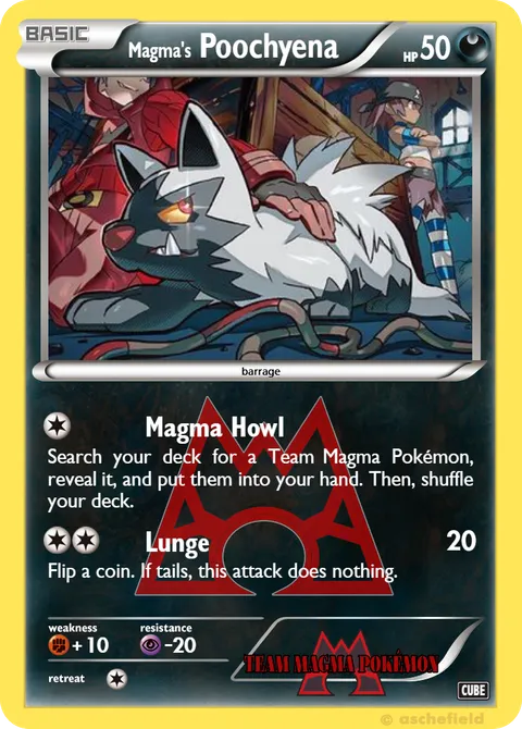 ==Magma's== Poochyena