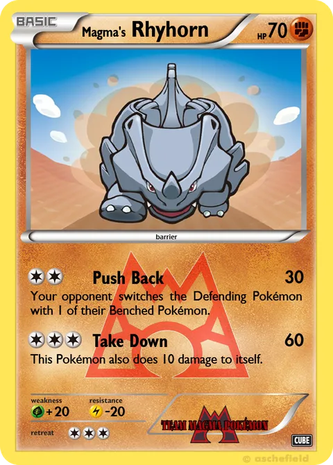 ==Magma's== Rhyhorn