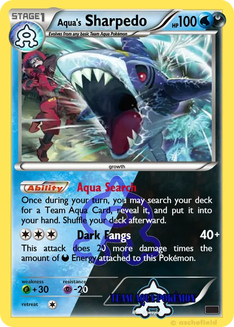 ==Aqua's== Sharpedo