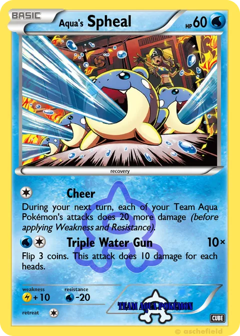 ==Aqua's== Spheal