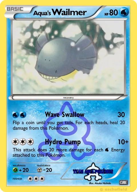 ==Aqua's== Wailmer