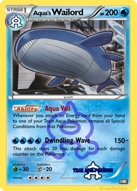 ==Aqua's== Wailord