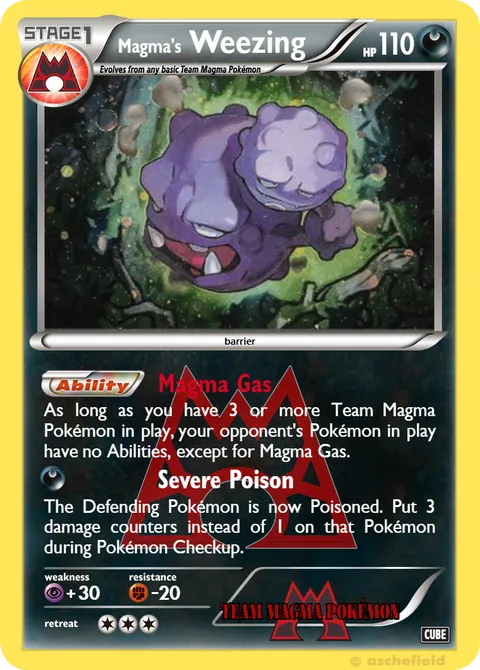 ==Magma's== Weezing