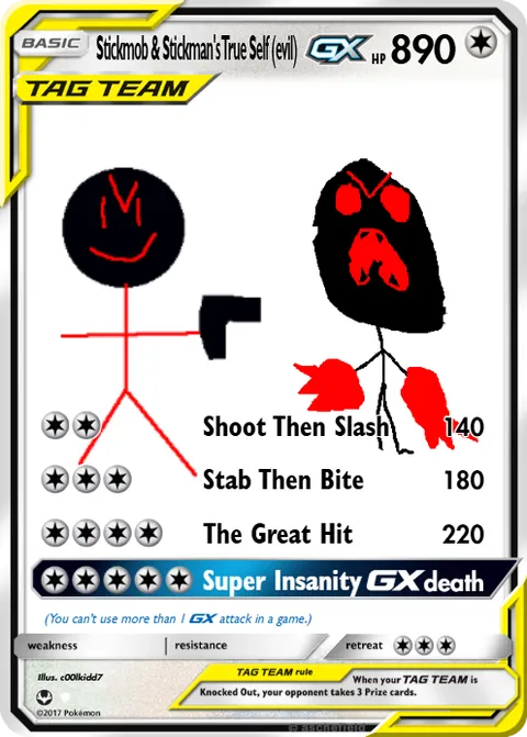 Stickmob & Stickman's True Self (evil)