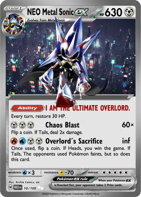 NEO Metal Sonic - ceruledgefan6769 | PokeCardMaker.net