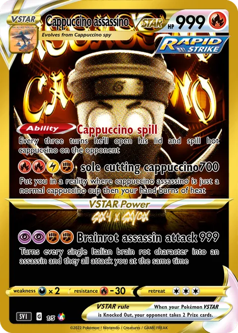 Cappuccino assassino - daniel123456789 | PokeCardMaker.net