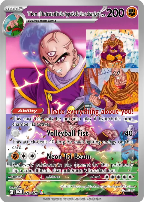 ==(If he trained in the hyperbolic time chamber)==