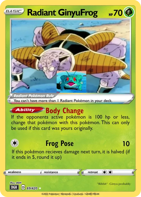 Radiant GinyuFrog
