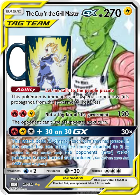 ==The Cup 'n the Grill Master==