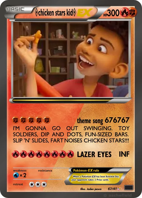 [p]chicken stars kid[p]