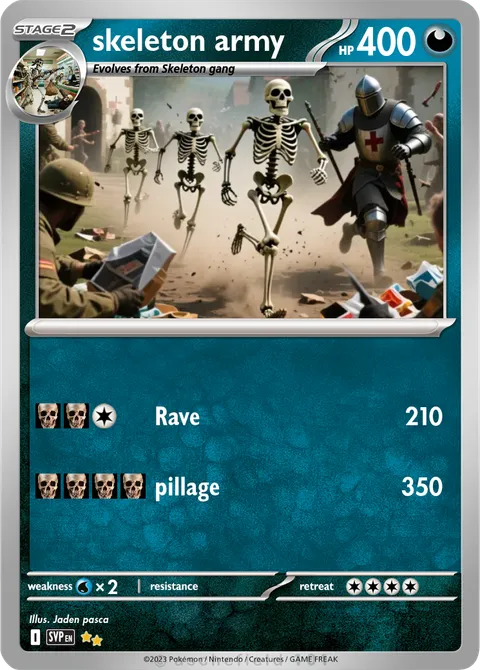 skeleton army