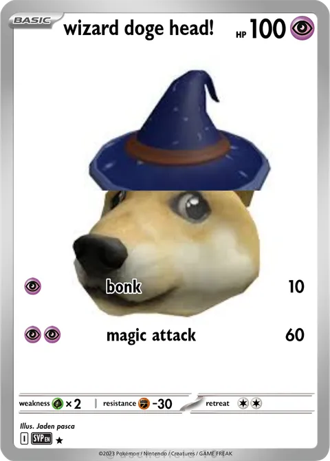 wizard doge head!