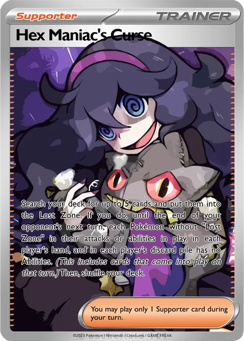 Hex Maniac's Curse - horue | PokeCardMaker.net