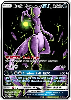 Dark Mewtwo - makermakerpikashaker Dark Mewtwo - makermakerpikashaker